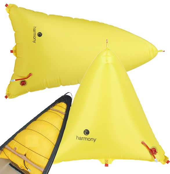 Featuring the Nylon 3D End Bags canoe accessory manufactured by Mad River shown here from a second angle.
