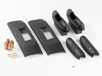 a set of Yakima Landing Pads for a motorcycle.