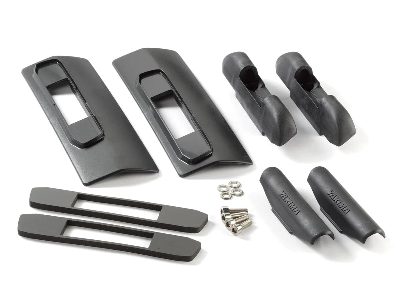a set of black plastic Landing Pads for the DJI Phantom by Yakima.