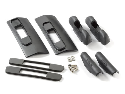 a set of black plastic Landing Pads for the DJI Phantom by Yakima.