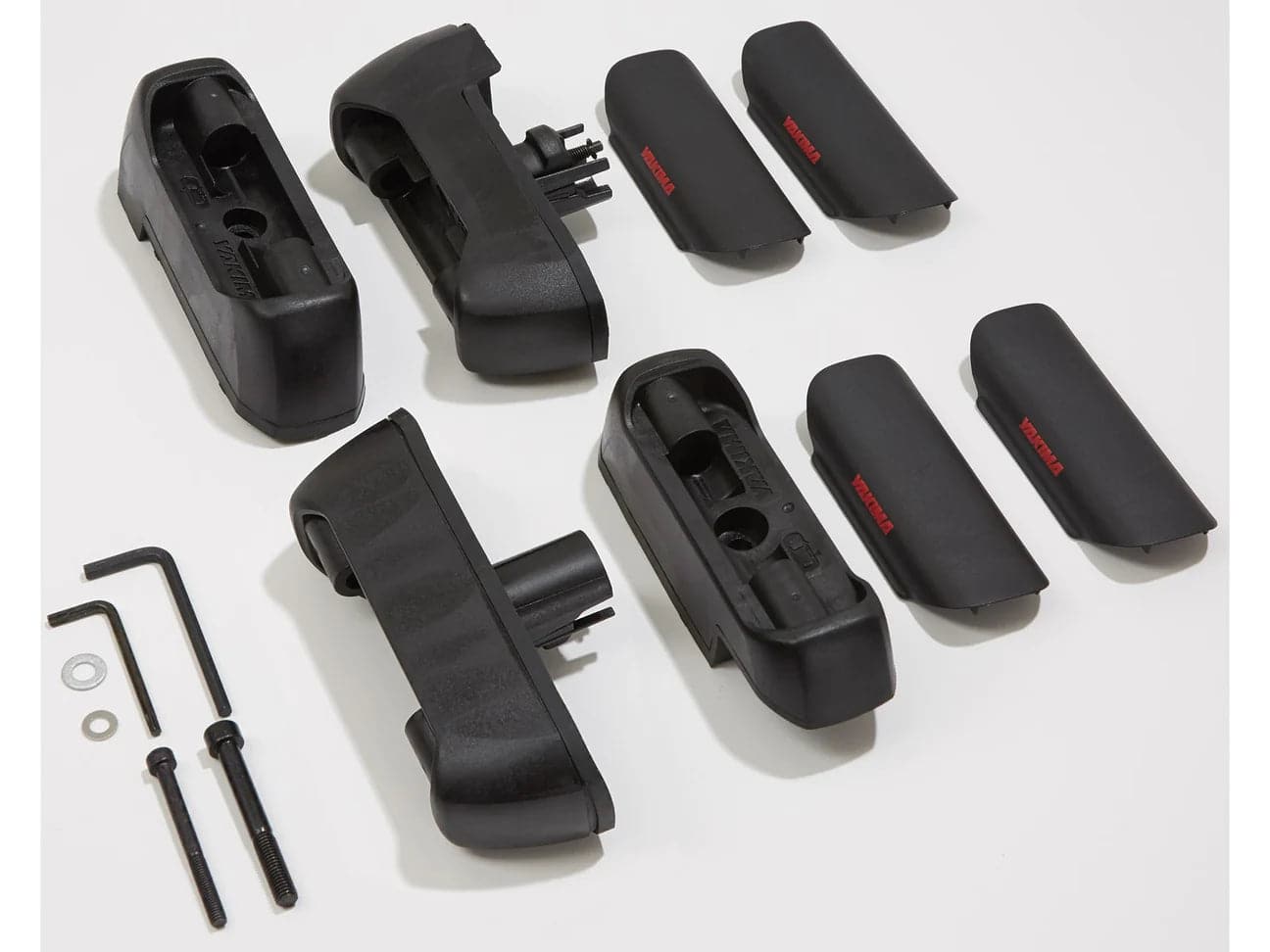 a set of Yakima Landing Pads for a motorcycle.