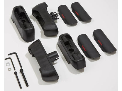 a set of Yakima Landing Pads for a motorcycle.