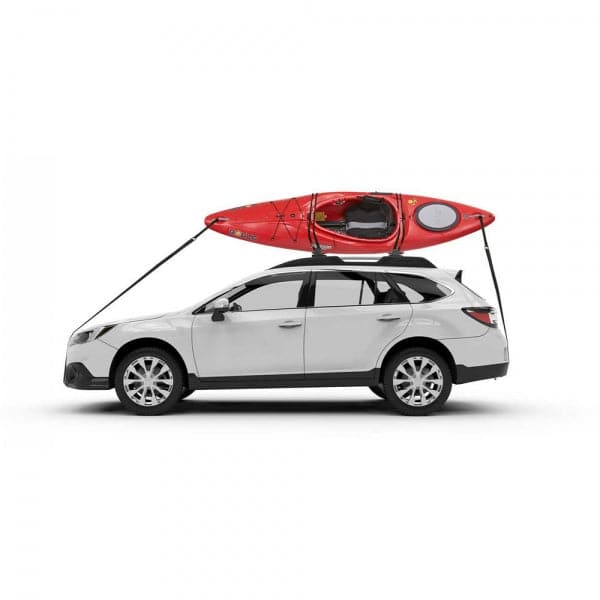 Featuring the JayLow Cradle bike mount, rec kayak accessory, snow mount, tour kayak accessory, transport, water mount manufactured by Yakima shown here from a second angle.