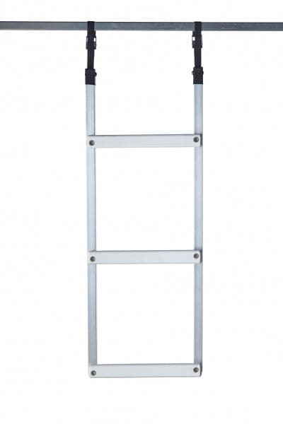 Featuring the Folding Raft Ladder cam strap, frame accessory, frame part, raft rigging manufactured by DownStream shown here from a fifth angle.