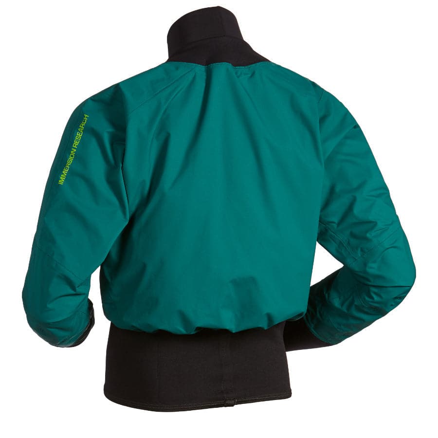 Featuring the Nano Long Sleeve Paddle Jacket men's splash wear manufactured by Immersion Research shown here from a fifth angle.