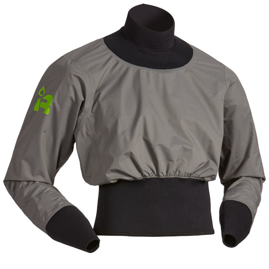 Featuring the Nano Long Sleeve Paddle Jacket men's splash wear manufactured by Immersion Research shown here from a second angle.