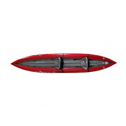 Featuring the Tributary Sawtooth Flatwater IK ducky, inflatable kayak, tandem / 2 person rec kayak manufactured by AIRE shown here from a second angle.