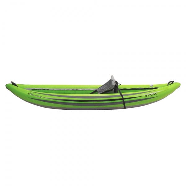 Featuring the Strike Solo Inflatable Kayak ducky, inflatable kayak manufactured by AIRE shown here from a third angle.