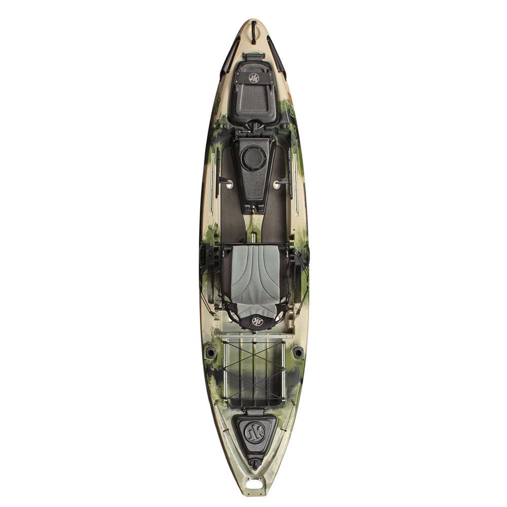 Featuring the Coosa HD 12'1 fishing kayak, sit-on-top rec / touring kayak manufactured by Jackson Kayak shown here from a second angle.