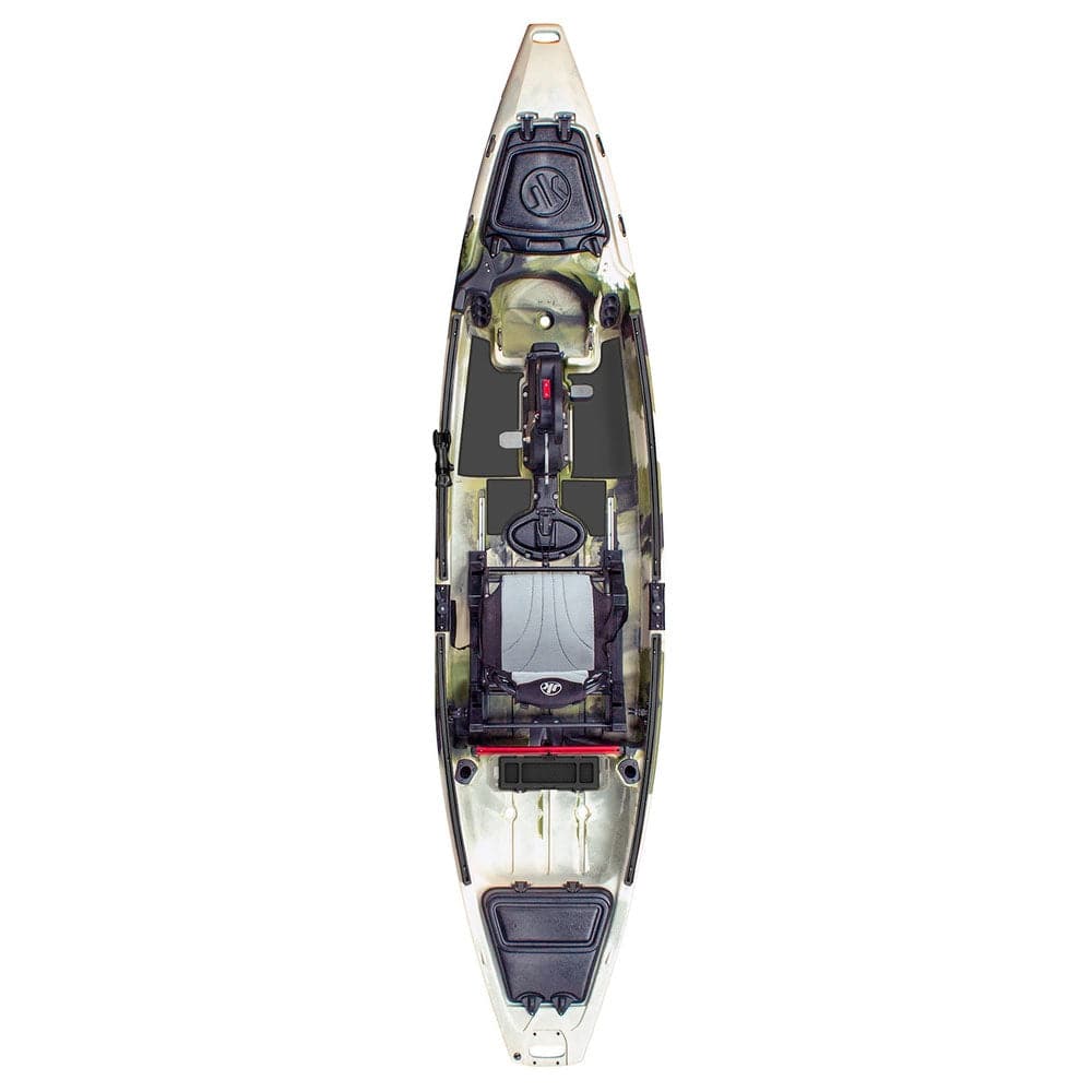 An image of a Jackson Kayak Knarr FD 13'9 with a seat on it.