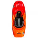 Featuring the RockStar V freestyle kayak, new, play boat manufactured by Jackson Kayak shown here from an eighth angle.