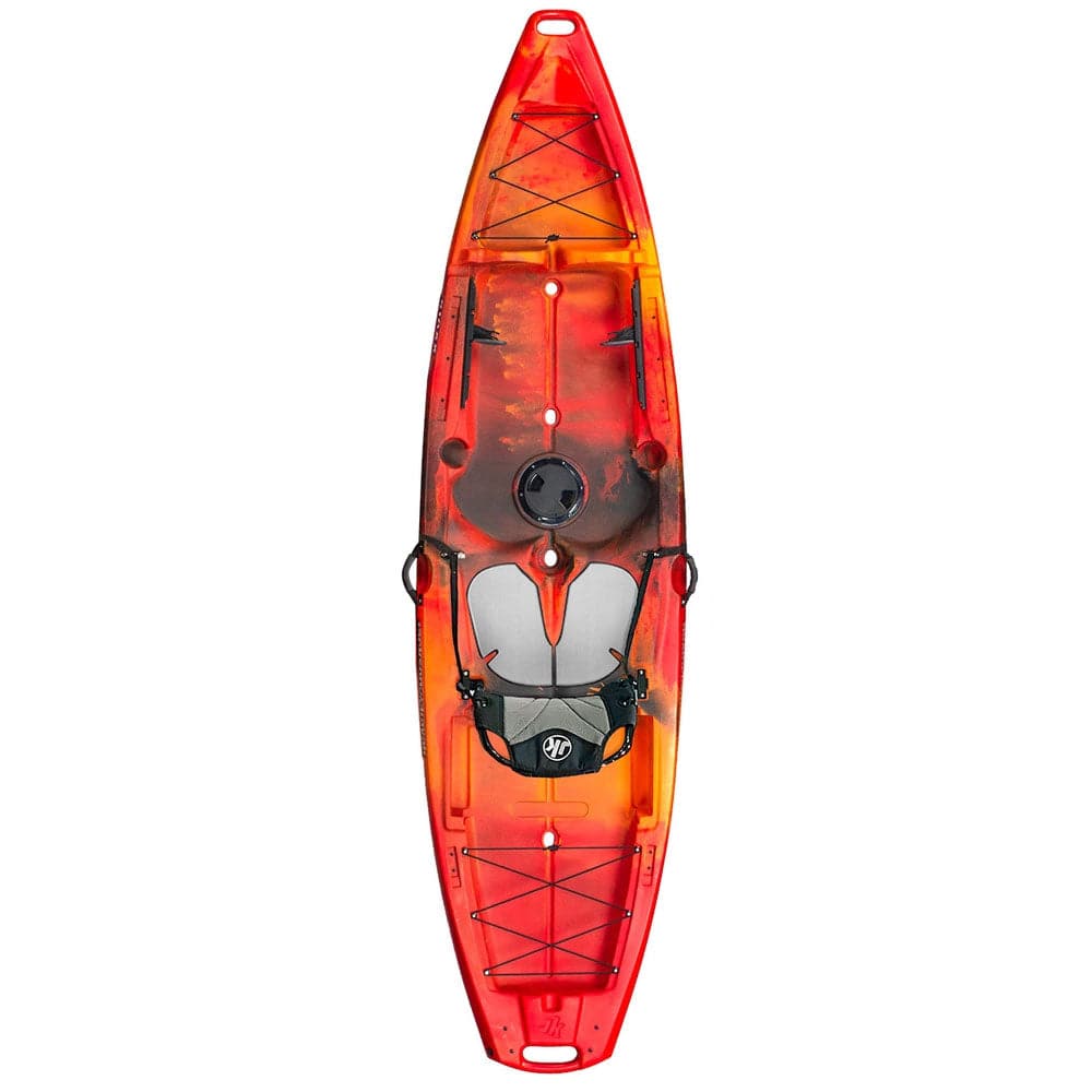 Featuring the Staxx fishing kayak, sit-on-top rec / touring kayak manufactured by Jackson Kayak shown here from a second angle.