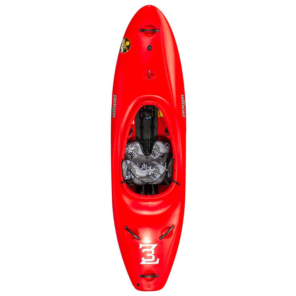 Featuring the Zen 3.0 creek boat, river runner kayak manufactured by Jackson Kayak shown here from a fifth angle.