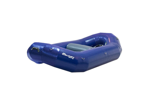 Featuring the Tributary HD 9.5 Self Bailing Raft raft manufactured by AIRE shown here from one angle.