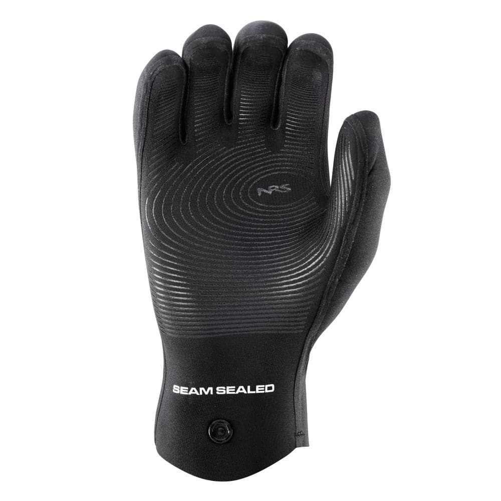 Featuring the Catalyst 2mm Gloves glove manufactured by NRS shown here from a third angle.