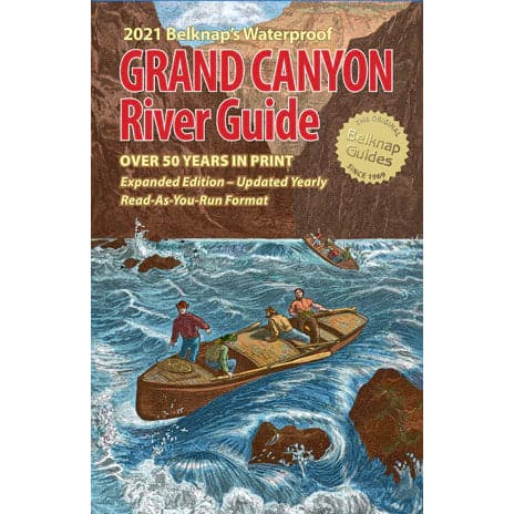 Featuring the Grand Canyon River Guide grand canyon book, guide book manufactured by Westwater Books shown here from one angle.