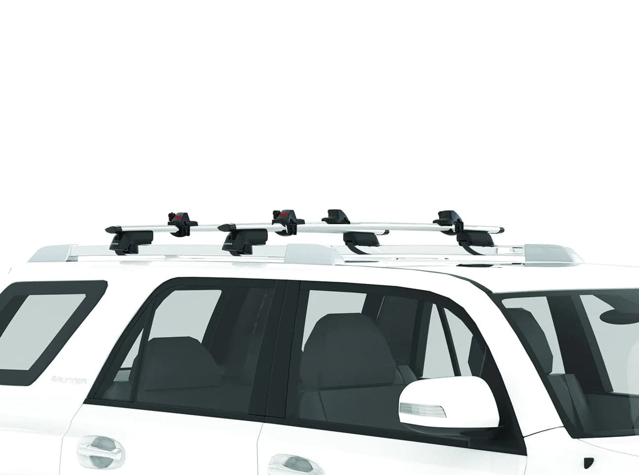 Featuring the KeelOver canoe accessory, transport manufactured by Yakima shown here from a third angle.