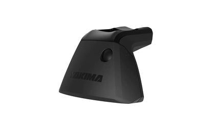 Featuring the Baseline Towers roof rack manufactured by Yakima shown here from a fourth angle.