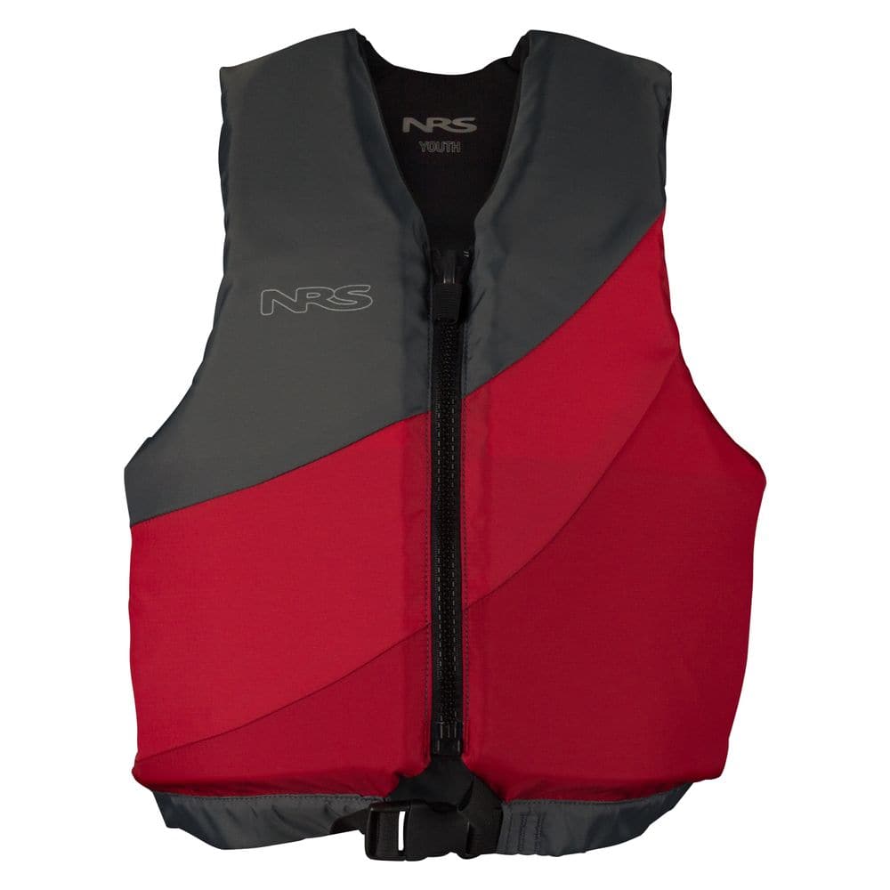 Featuring the Crew Youth PFD kid's pfd manufactured by NRS shown here from a second angle.