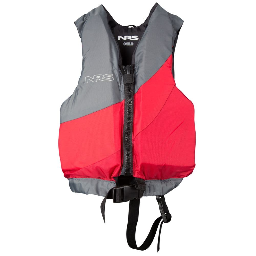 Featuring the Crew Child PFD kid's pfd manufactured by NRS shown here from a second angle.