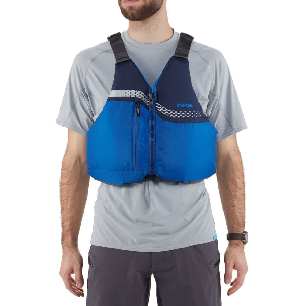 Featuring the Vista PFD men's pfd manufactured by NRS shown here from a sixth angle.