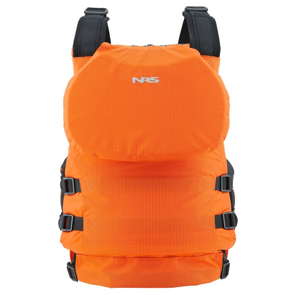 Featuring the Big Water V PFD men's pfd manufactured by NRS shown here from a fifth angle.