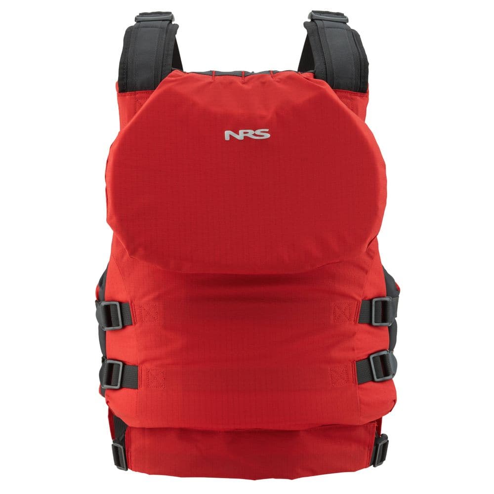 Featuring the Big Water V PFD men's pfd manufactured by NRS shown here from a sixth angle.