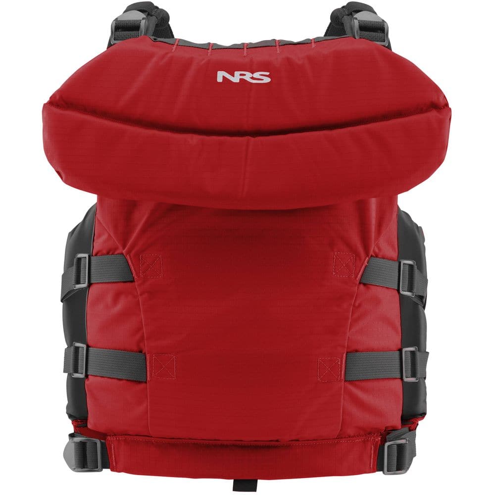 Featuring the Big Water V Youth PFD kid's pfd manufactured by NRS shown here from a fourth angle.