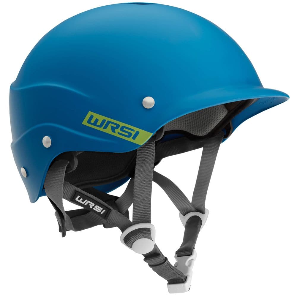 Featuring the Current Helmet helmet manufactured by NRS shown here from a fourth angle.