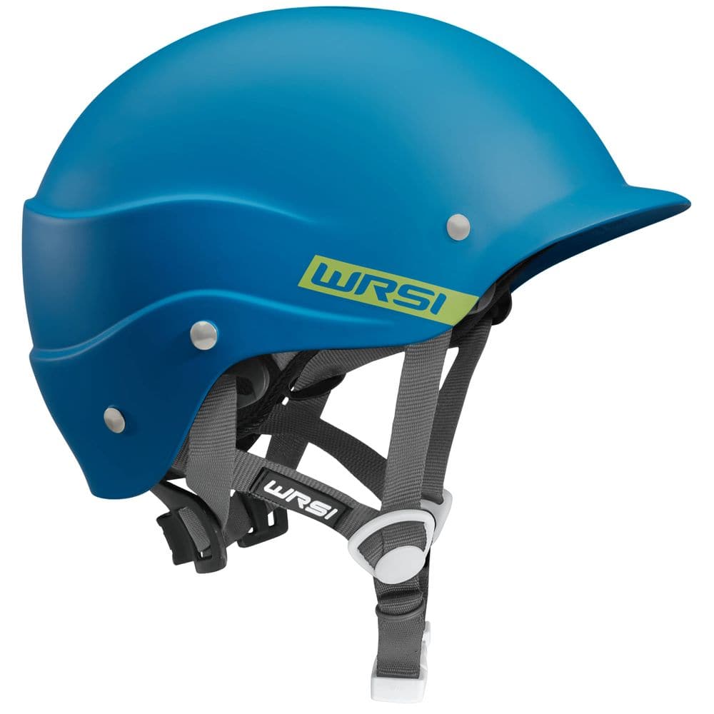 Featuring the Current Helmet helmet manufactured by NRS shown here from an eighth angle.