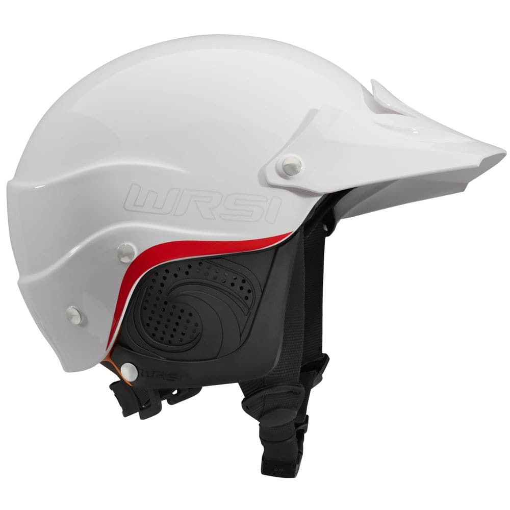 Featuring the Current Pro Helmet helmet manufactured by NRS shown here from a fourth angle.