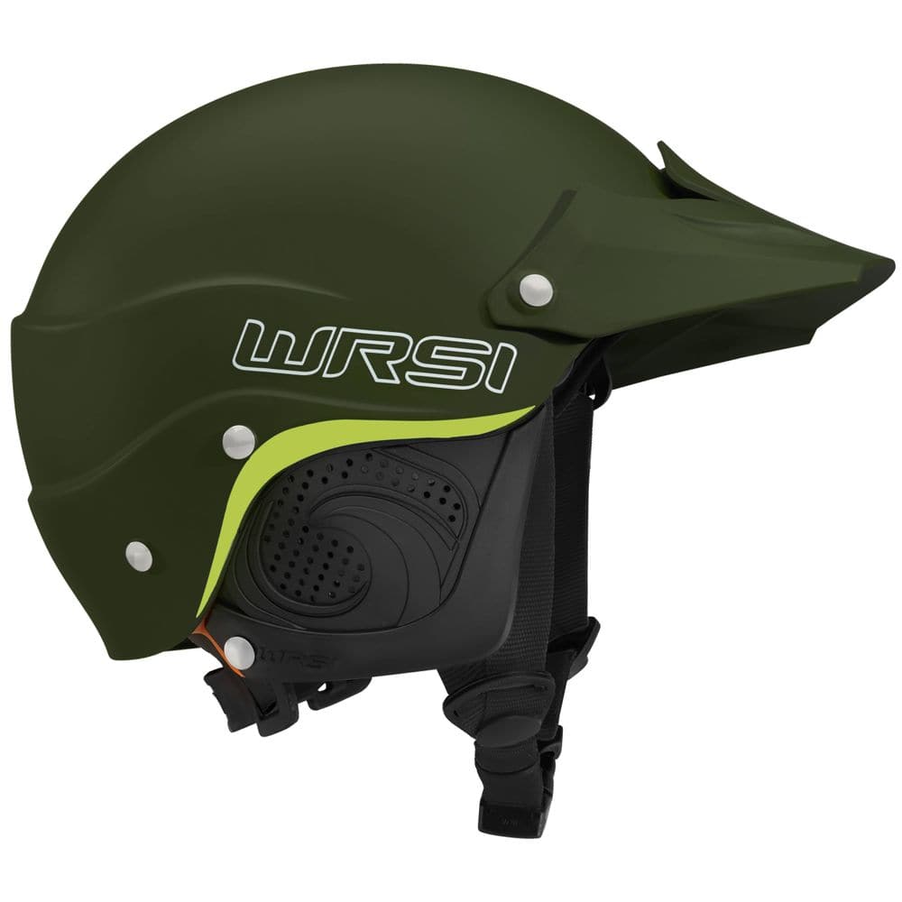 Featuring the Current Pro Helmet helmet manufactured by NRS shown here from a seventh angle.