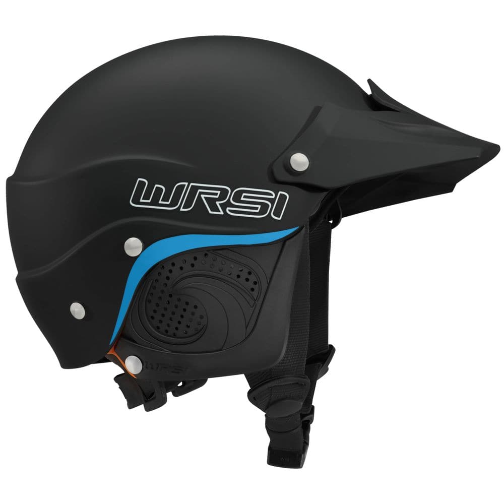 Featuring the Current Pro Helmet helmet manufactured by NRS shown here from a fifth angle.