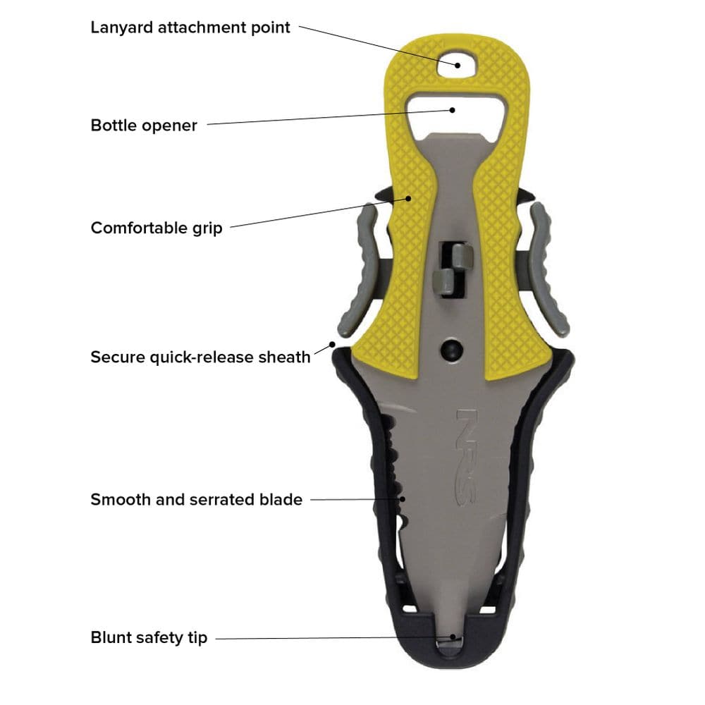 Featuring the Co-Pilot Knife hardware, knife manufactured by NRS shown here from a thirteenth angle.