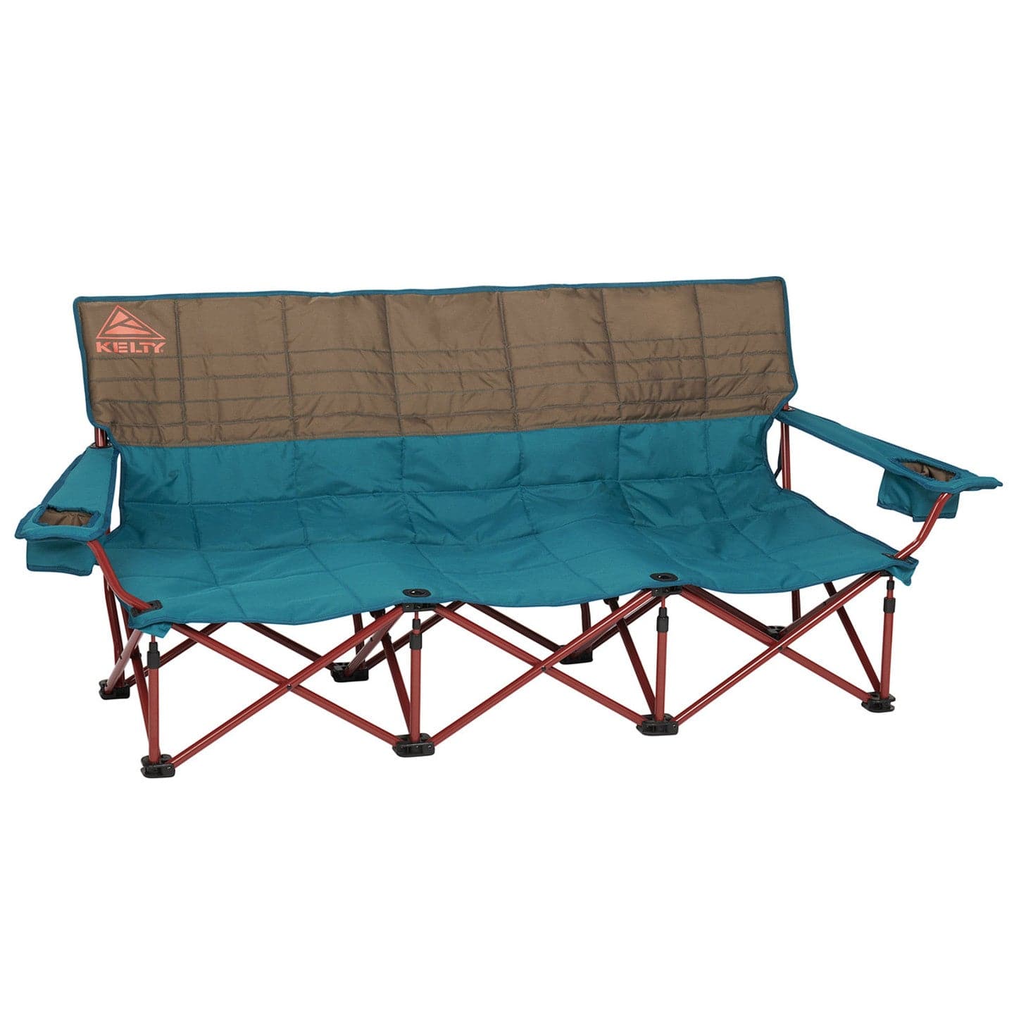 Featuring the Lowdown Couch camp chair, camp couch, kelty manufactured by Kelty shown here from one angle.