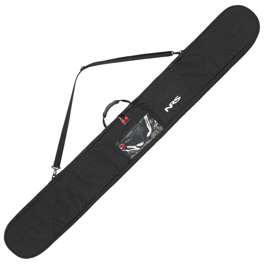 Featuring the SUP / Whitewater Paddle Bag drag bag, gear bag, storage, sup accessory, sup fin, transport manufactured by NRS shown here from one angle.
