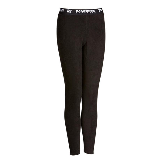 Featuring the Thick Skin Pants - Women's women's thermal layering manufactured by Immersion Research shown here from one angle.