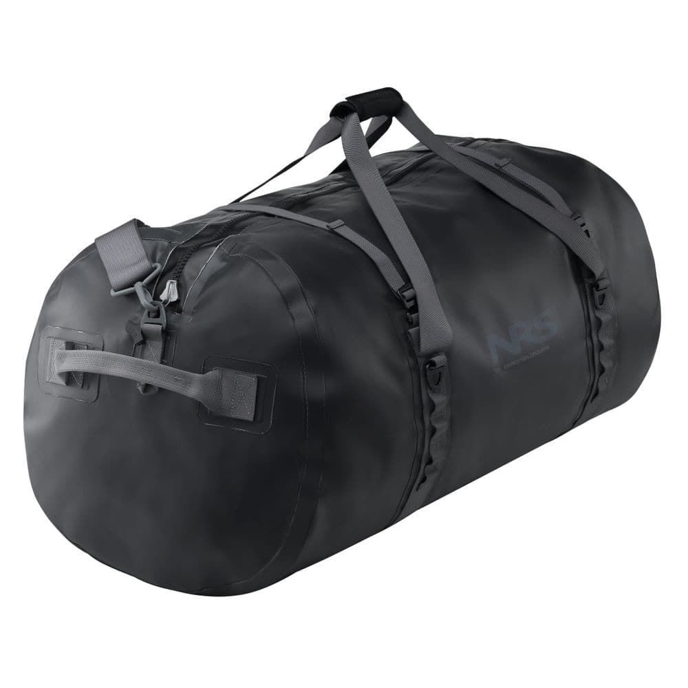 Featuring the Expedition DriDuffel dry bag, unavailable item manufactured by NRS shown here from a fourth angle.