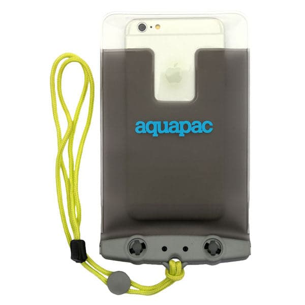 Featuring the Aquapac Waterproof iPhone 6+ dry bag manufactured by Aquapac shown here from one angle.