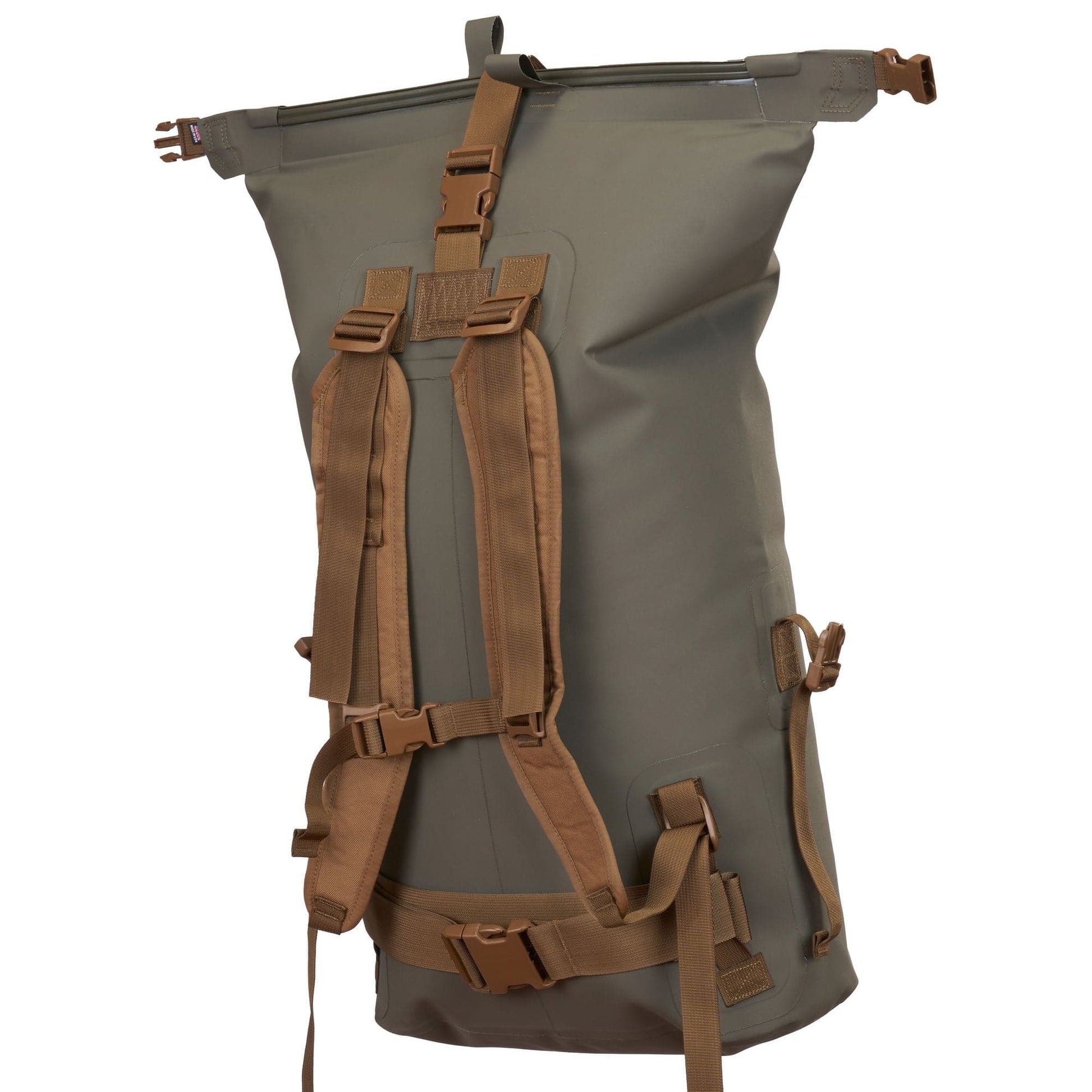 Featuring the Animas Drypack dry bag manufactured by Watershed shown here from a second angle.