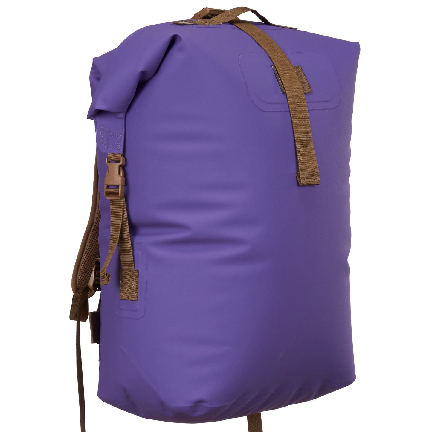 Featuring the Westwater Drypack dry bag manufactured by Watershed shown here from one angle.