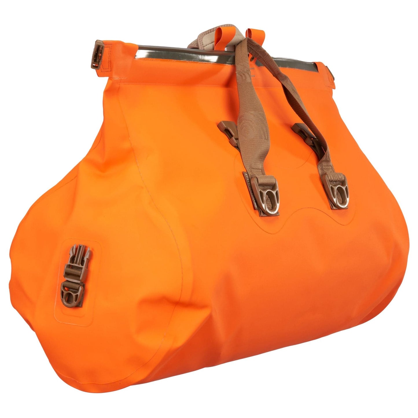 Featuring the Yukon Duffel dry bag manufactured by Watershed shown here from a second angle.