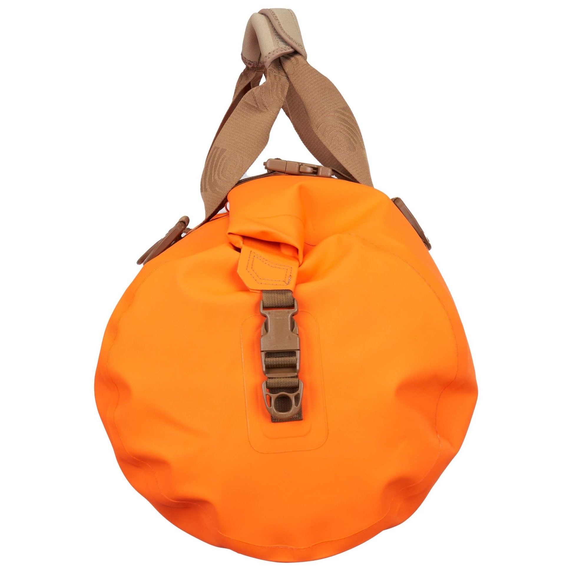 Featuring the Yukon Duffel dry bag manufactured by Watershed shown here from a third angle.