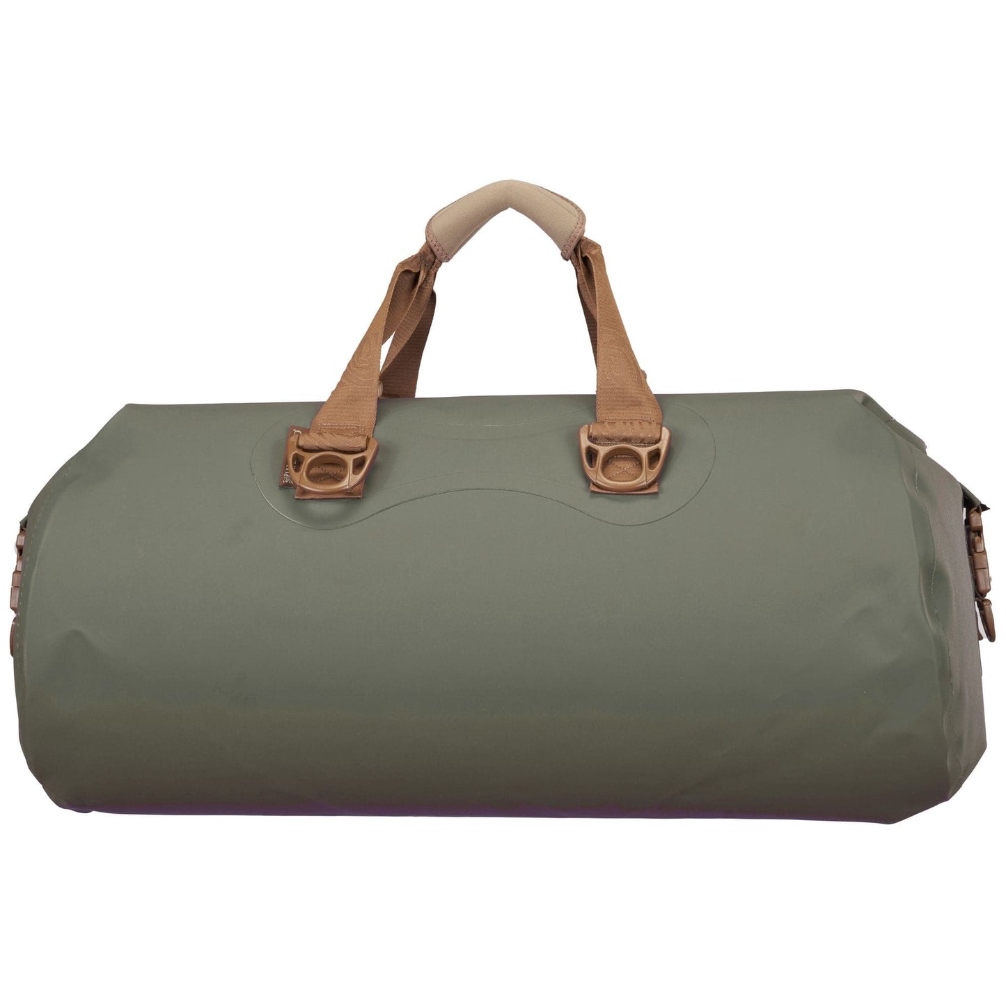 Featuring the Yukon Duffel dry bag manufactured by Watershed shown here from a fourth angle.