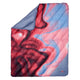 Featuring the Galactic Down Blanket down blanket manufactured by Kelty shown here from one angle.