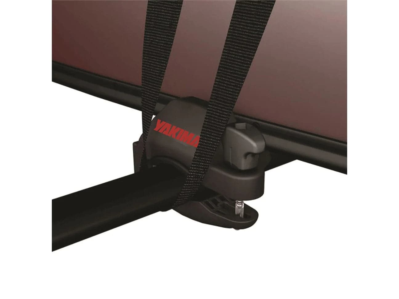 Featuring the KeelOver canoe accessory, transport manufactured by Yakima shown here from a fourth angle.