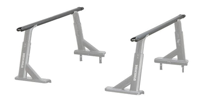 Featuring the HD Bar roof rack, transport manufactured by Yakima shown here from a fourth angle.