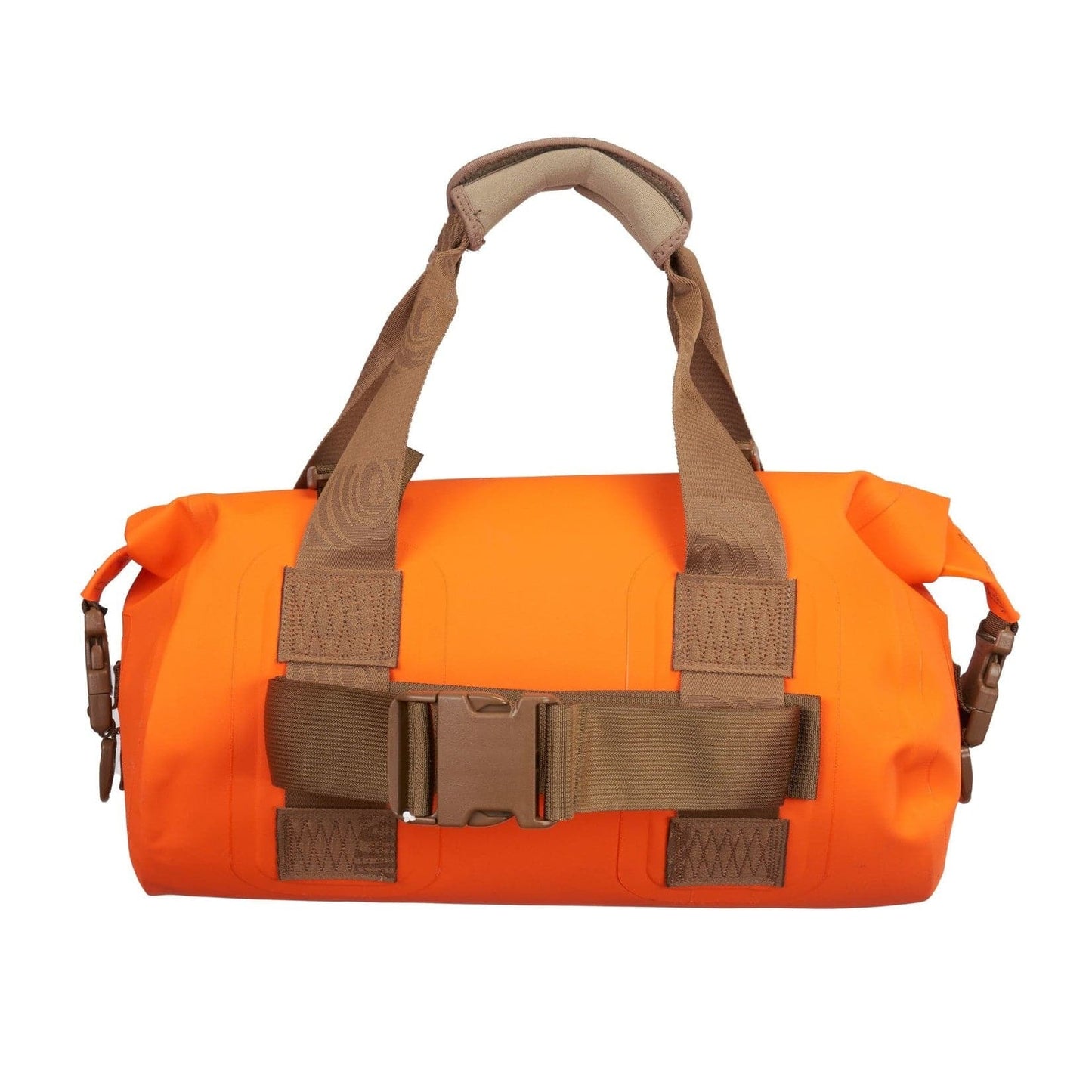 A Watershed Goforth Duffel bag with two straps.