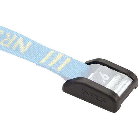 Featuring the NRS Buckle Bumper cam strap, raft rigging manufactured by NRS shown here from one angle.