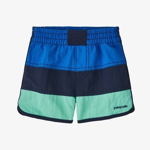 Featuring the Patagonia Baby Boardshorts kid's and babies, kid's thermal layering manufactured by Patagonia shown here from one angle.